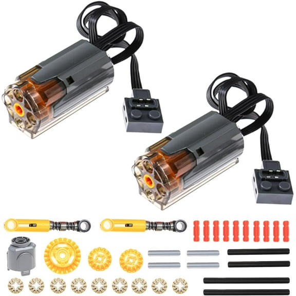35PCS 8883 Power Functions Enhanced Black M Motor Compatible with Lego Technical Parts Assembled Building Blocks Car Toys MOC Bricks Power Up