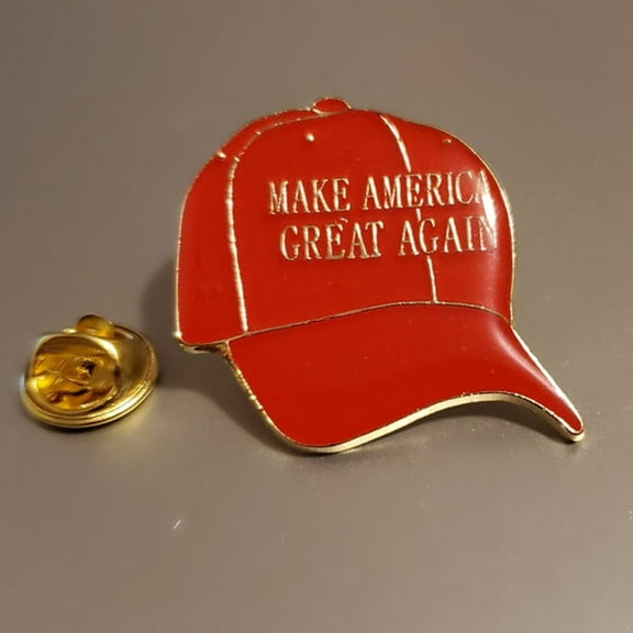 Trump Campaign MAGA Hat Enamel Lapel Pin (Collectors Item)