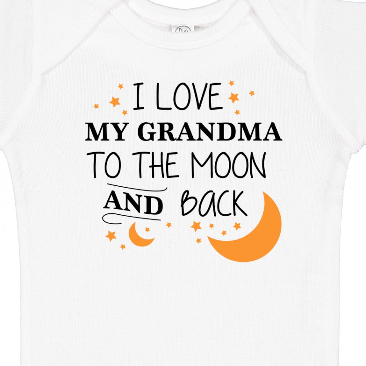 Inktastic I Love My Grandma to the Moon and Back Boys or Girls Baby Bodysuit