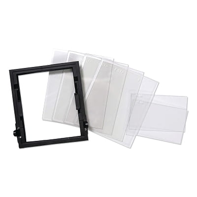 Insight Clear Safety Plate Kit, 5 In X 5 In X 1/2 In, Polycarbonate, Clear | Bundle of 5 Kits