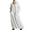 White, variant on Bixock Summer Casual Dresses for Women Solid Color Collar Long Sleeve Maxi Dress Side Pocket Plus Size Dress Loose Ankle Length Loungewear Shirt Beach Vacation Dresses