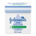 thumbnail image 1 of Bastoncillos de algodón Johnson's Baby 200 unidades, 1 of 8