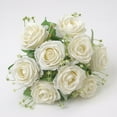 thumbnail image 5 of European Simulation Flower Xiangfei Rose Bouquet 9 Heads Home Living Room Decoration Flower Arrangement Fake Flower Decoration High-end Simulation Flower Art, Room Decorations, 5 of 7