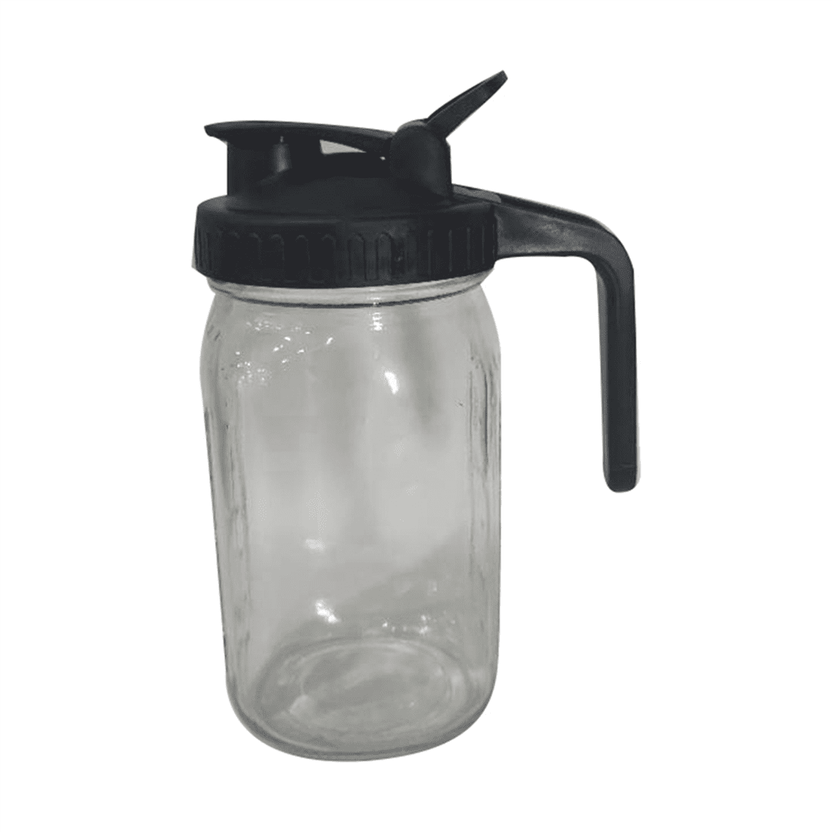 2X 32Oz Mason Jar pour Spout Lid -Glass Pitcher with Lid ,Breast Milk Pitcher,Seal for Juice,Milk,Coffee,Tea,Lemonade