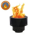 thumbnail image 2 of Blue Sky Outdoor Living Steel Ridge Portable Fire Pit with Spark Screen and Screen Lift, Black, 2 of 12
