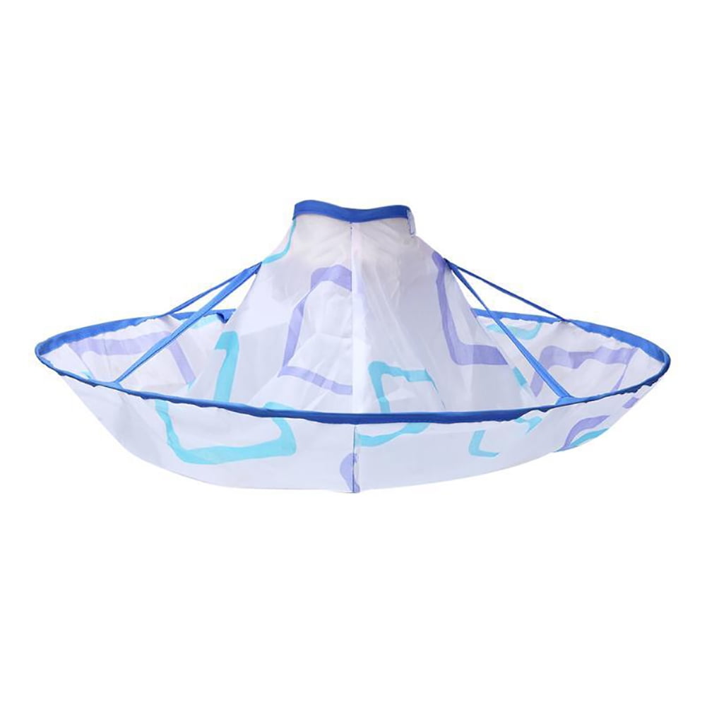 Cuteam Hair Cutting Cloak Cape,Kids Children Hair Cutting Round Cloak Cape Foldable Waterproof