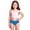 Blue, variant on Kids Girls Solid Color Swim Bottoms Triangle Bikini Briefs Swimwear Gymnastics Dance Sports Underpants