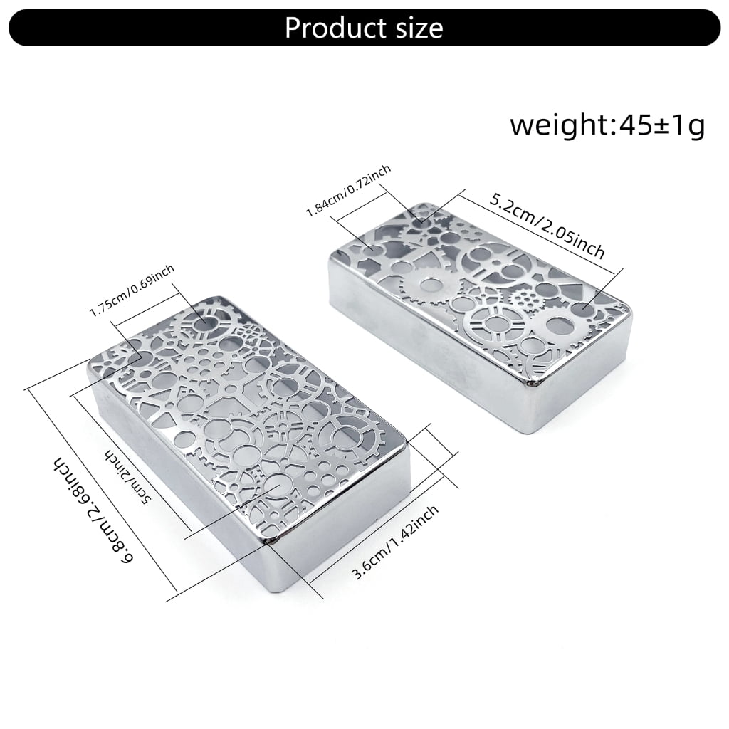Guitar Humbucker Protective Shell Guitar Hardware Guitar Accessory Brass Texture
