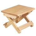 thumbnail image 1 of Folding Wooden Step Stool,Small Foldable Adults Chair,Portable Collapsible Waterproof ,for Kitchen,Garden,Camping, 1 of 8