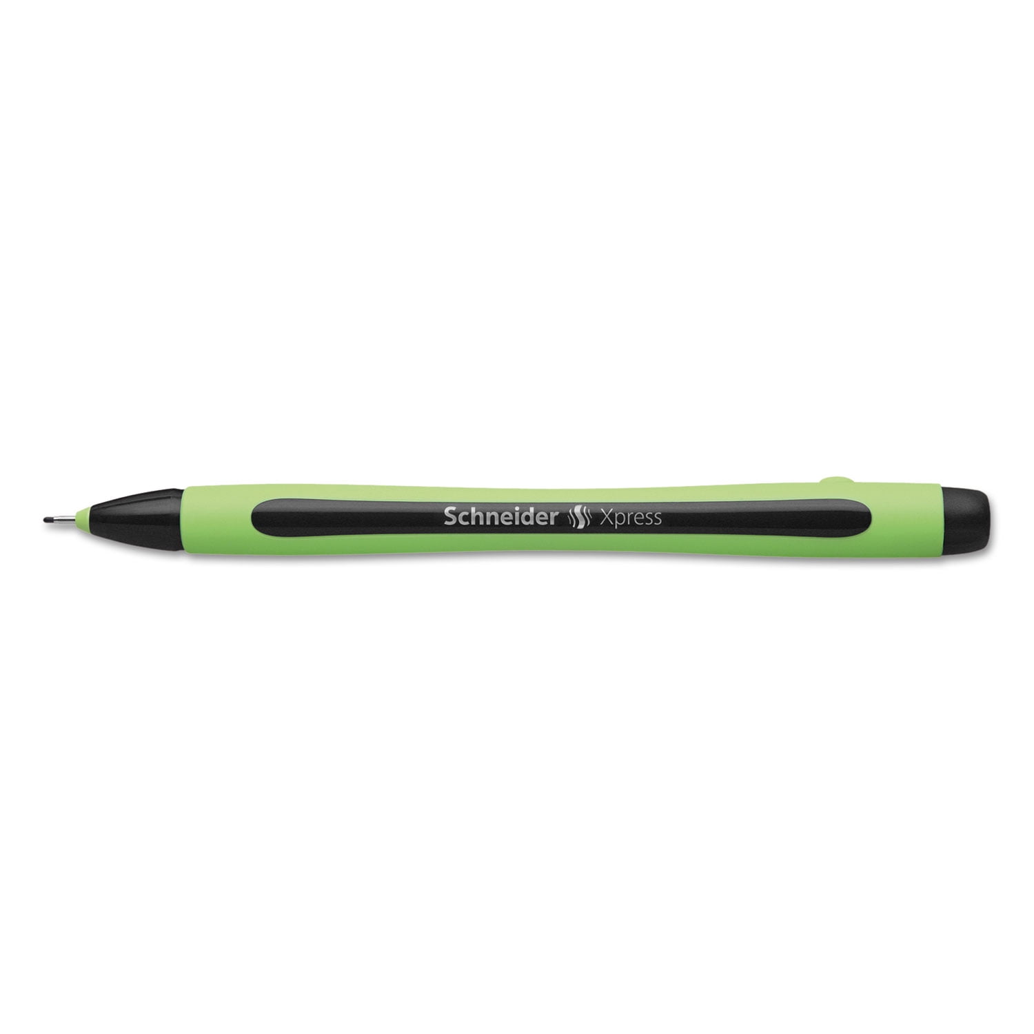Schneider Xpress Fineliner 0.8mm Porous Point Pen, Black, Box of 10 Pens (190001)