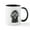 White/Black Inside, variant on CafePress - Nemo The Portuguese Water Dog Mugs - 11 oz Ceramic Mug - Novelty Coffee Tea Cup