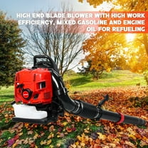 JNXYL 75.6cc 900 CFM 210 MPH Gas-Powered 4-Cycle Backpack Leaf Blower
