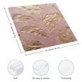thumbnail image 3 of Werpe Gold Leaf Pattern Polyester Cloth Napkins Gift Reusable Fabric for Events 2 PCS, 3 of 7