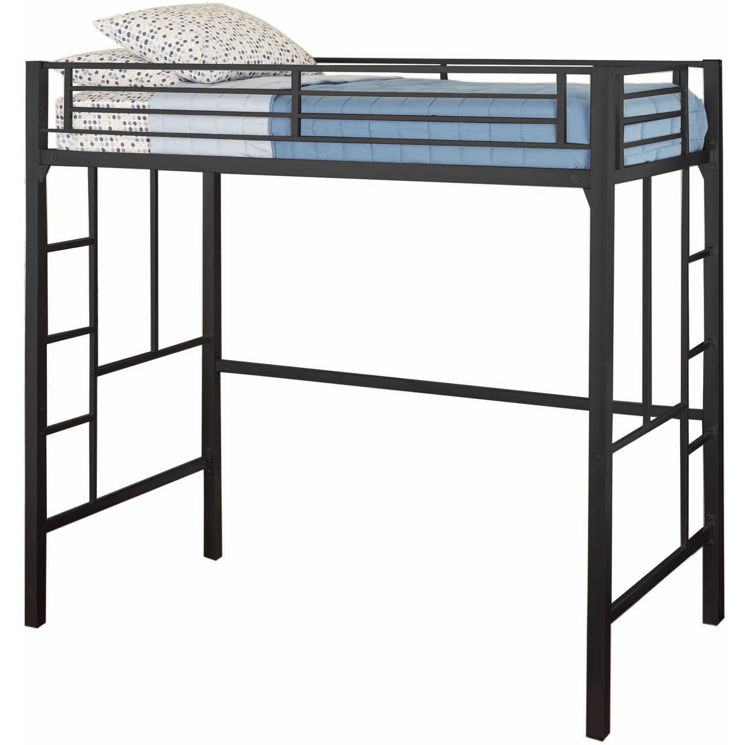 Metal Twin Loft Bed With Desk - Hostgarcia