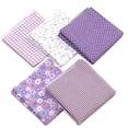 thumbnail image 3 of 5-Piece Cotton Cloth Fabric Sewing Quilting Patchwork DIY Clothing Sewing Craft Fabric 50x50cm, 3 of 5
