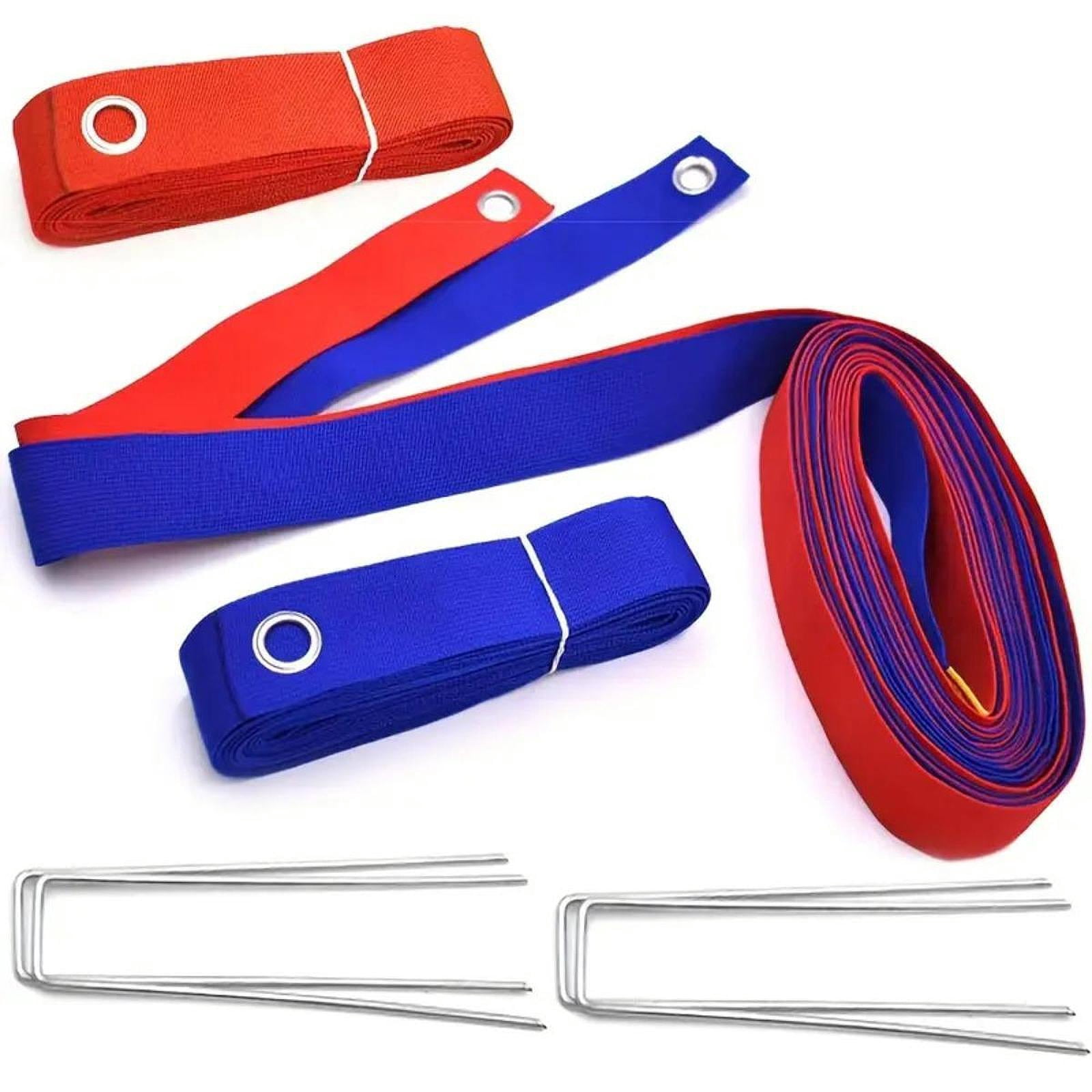 DimyFew Beach Volleyball Line Portable Boundary Lines Set for Grass Backyard Outdoor
