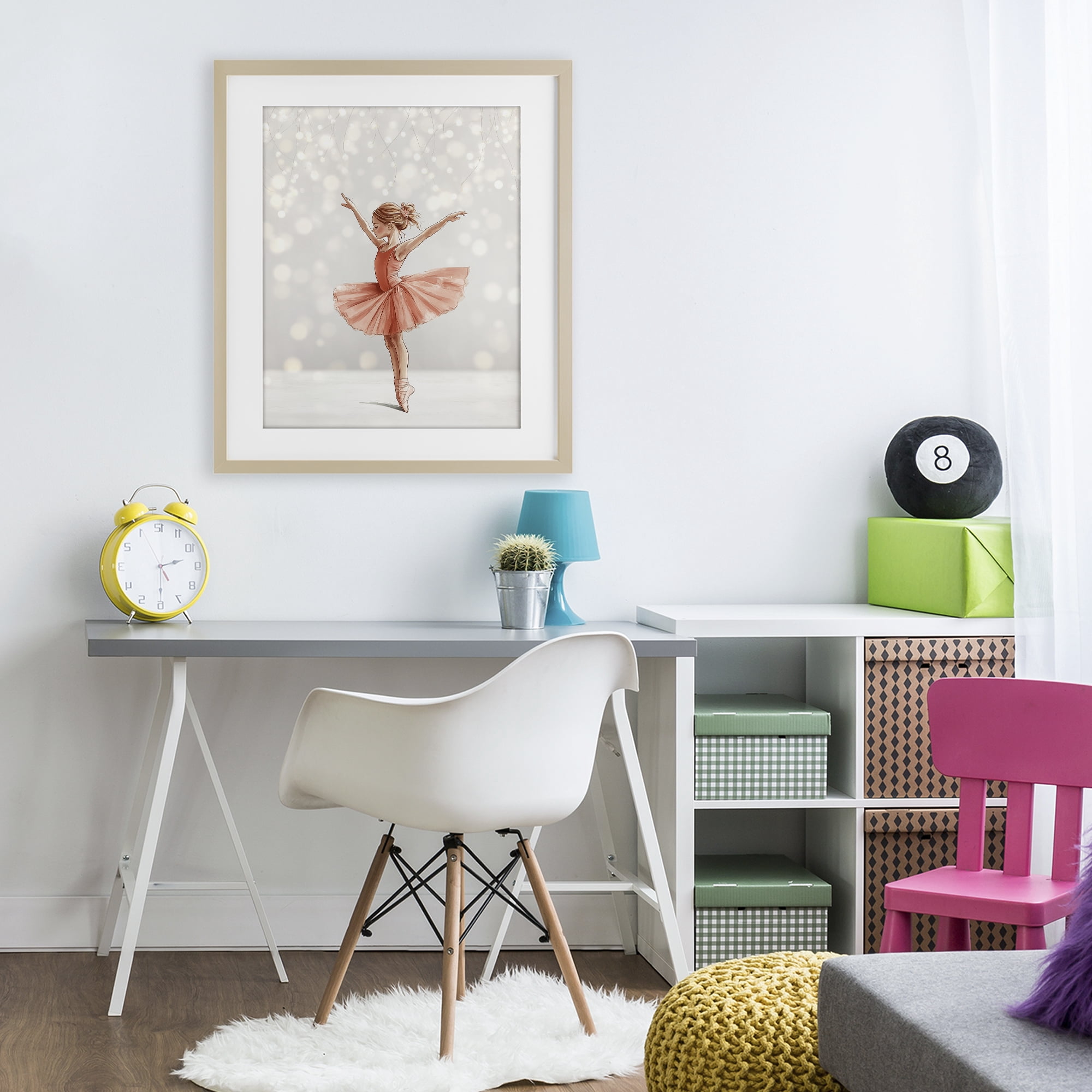 Stupell Industries Dancer In The Light Birch Framed Print Under Glass, design by Christine Simpson Art