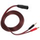 thumbnail image 3 of Cable de Altavoz XLR a Banana, Audio 3 Pines Macho Doble Enchufe 4 Mm Chapado en XLR3 Pro HiFi, 3 of 5