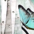 thumbnail image 6 of Rustic Farmhouse Shower Curtain, Farm Teal Daisy Floral Flowers and Butterfly on Country Wooden Shower Curtain for Bathroom, Turquoise Blue Bathroom Shower Curtains with 12PCS Hooks, 70X84IN, 6 of 6