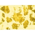 thumbnail image 1 of Ahgly Company Machine Washable Indoor Rectangle Abstract Yellow Modern Area Rugs, 2' x 3', 1 of 4