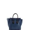 thumbnail image 3 of Pre-Owned Bicolor Luggage Bag Leather Micro By Rebag, 3 of 9