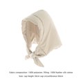 thumbnail image 3 of Sombrero Amortiguador Bufanda con capucha de plumón para mujer Diseño ligero con capucha y cuello acolchado Diseño anudado (beige), 3 of 5