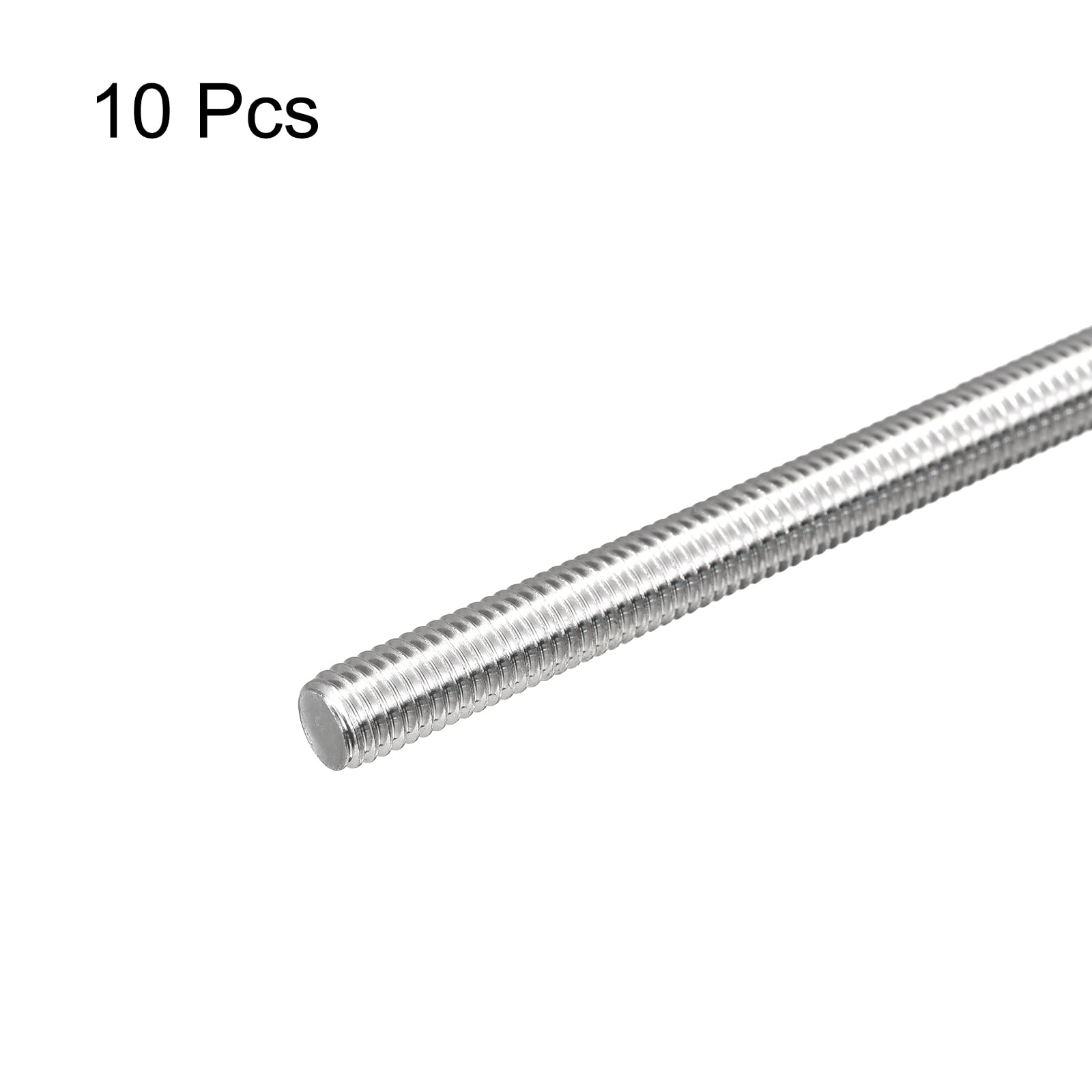 Fully Threaded Rod M8 x 300mm 1.25mm Pitch 304 Stainless Steel Right Hand 10pcs