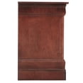 thumbnail image 6 of Maklaine Contemporary 2 Drawer Nightstand in Cherry - Fully Assembled, 6 of 7