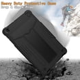 thumbnail image 4 of Galaxy Tab A 10.1 2019 Case T510 T510, Allytech Heavy Duty Protection Multi Angle Viewing Stand Shockproof Kids Friendly Rugged Back Cover Case for Samsung Galaxy Tab A 10.1" 2019, Black, 4 of 4