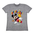 thumbnail image 1 of Playera Para Niño Disney Mickey Mouse Cuello Redondo Manga Corta Talla 6 Gris Jaspe, 1 of 1