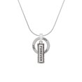 thumbnail image 2 of Delight Jewelry Silvertone Forever Joy Ring Charm Necklace, 18", 2 of 4