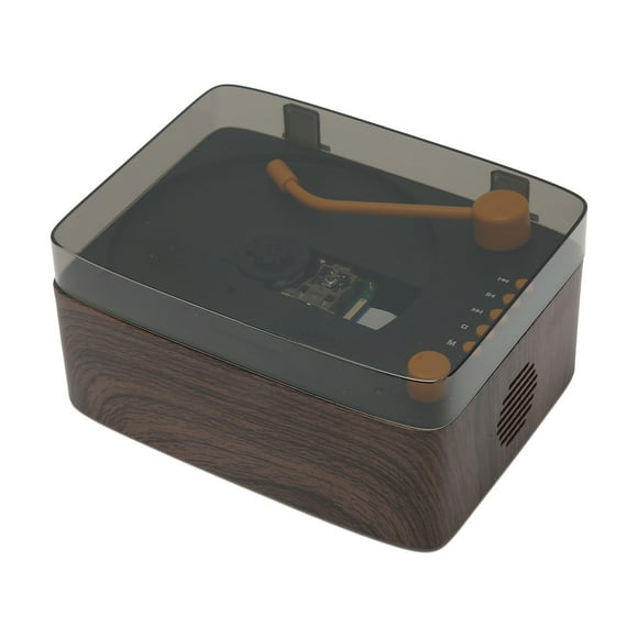 CD Music Player, High Capacity Battery Vintage CD Player Multifunctional Clear Sound Speaker For Home