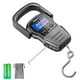 thumbnail image 1 of CHAO Báscula electrónica para equipaje/báscula digital portátil/báscula para maleta con pantalla LCD retroiluminada para viajes, pesca y tiro con arco, gancho grande, pilas incluidas, 1 of 5
