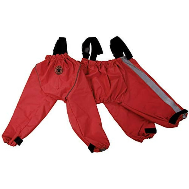 Foufou Dog 62554 Bodyguard Protective All Weather Dog Pants Small Red Walmart Com Walmart Com