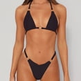 thumbnail image 5 of Top-kevin Bikini Sets for Women Two Piece Swimsuit Metal Decor String Adjustable Triangle Top Swim Wear, 5 of 17