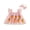 Pink, variant on Spewahor Infant Baby Girls Easter Summer Outfits 1 3 6 9 12 18 Months Carrot Star Pattern Flying Sleeve Mesh Romper Dress with Bow Headband
