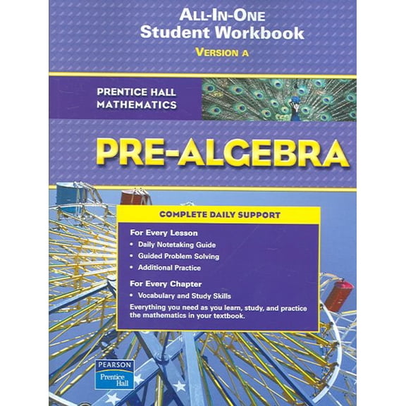 Pre-Algebra All-In-One Student Workbook: Version A (Paperback) by Prentice Hall (Creator)