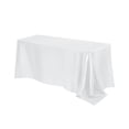 thumbnail image 3 of PoyoKee Christmas Tablecloths Rectangular, 60"×84" Flowing Satin Tablecloth, Christmas Decorations for Wedding Banquet Dessert Table Layout, 3 of 6