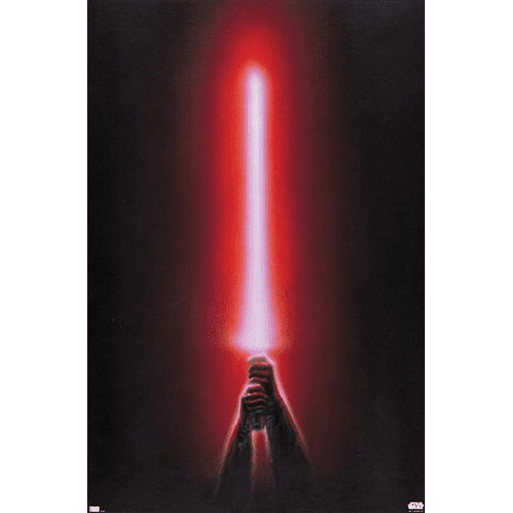 Star Wars: Original Trilogy - Red Lightsaber Wall Poster, 22.375" x 34"