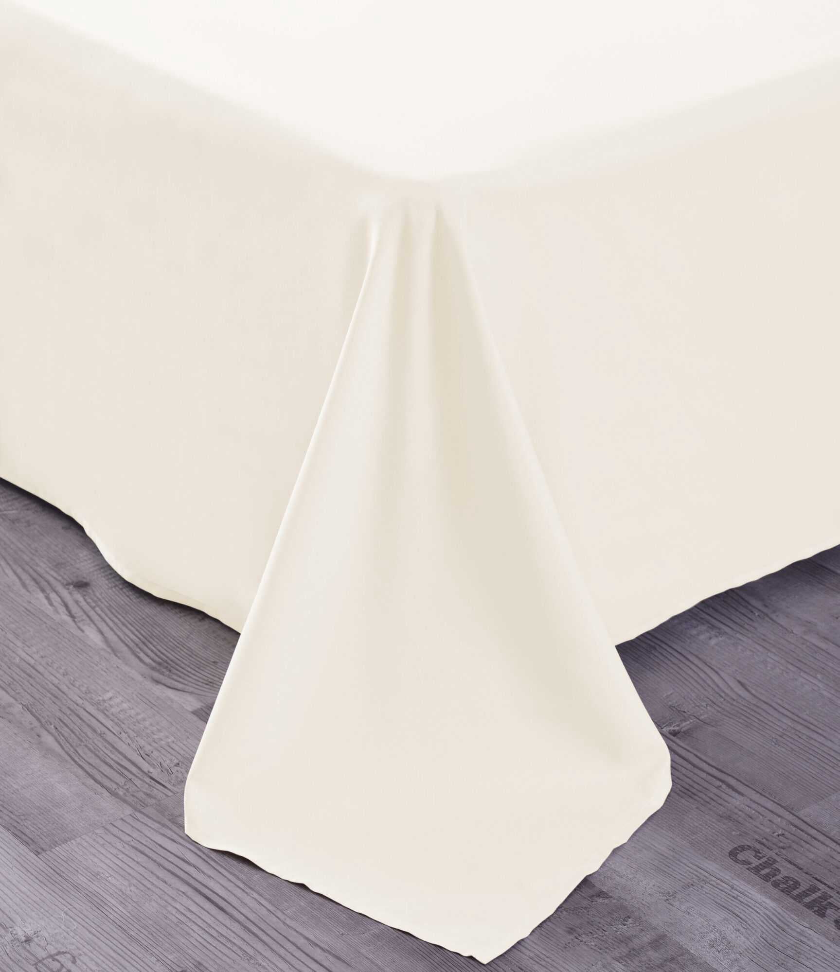 The Season Essentials Wrinkle Free Sheet Sets with Deep Pockets & Stain Resistant, 4 pc, 1800 Thread Count Bamboo Based, Ivory, Queen