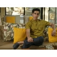 thumbnail image 2 of VRIKSHA - Organic Cotton & Bamboo Shirt | Mustard Yellow | Block Print, 2 of 4