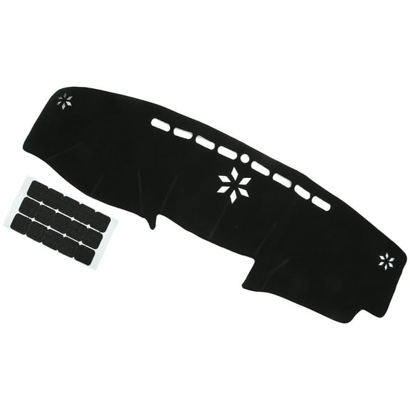 Unique Bargains Dash Cover Kit Compatible for Lexus LS LS460 LS600H, Durable Polyester Black Center Console with Sticker