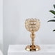 thumbnail image 2 of Candelabro de cristal para mesa de comedor, candelabro decorativo Dorado L, 2 of 6