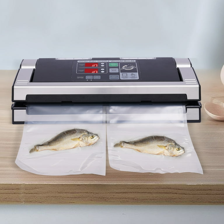 Commercial Vacuum Sealer with Double Chamber and Sealing Bars