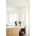 thumbnail image 2 of Metri1 - Light Polished Nickel Contemporary / Modern - LED Glass And Steel Wall Sconce, 2 of 3