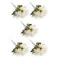 thumbnail image 1 of Transemion 1/2/3/5 Realistic Appearance Artificial Flower Low Maintenance For Life Elegant Mini Lily1 5PCS, 1 of 6