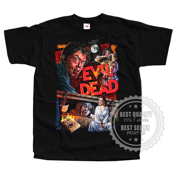 Evil Dead V14 T SHIRT Horror Movie Poster BLACK Sizes S to 5XL
