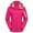 Pink-05, variant on Women's Outdoor 3-in-1 Waterproof Ski Jacket Lightweight Softshell Fleece Lined Insulated Ladies Winter Coat Hooded