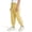 Yellow, variant on Boys Athletic Jogger Pants Summer Side Stripe Wide Leg Track Pants Casual Baggy Elastic Waist Thin Sweatpants 0-10 Years