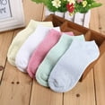 thumbnail image 5 of Naierhg Lady 1 Pair Candy Color Ankle Socks Short Low Cut Crew Casual Sport Boat Socks, 5 of 7